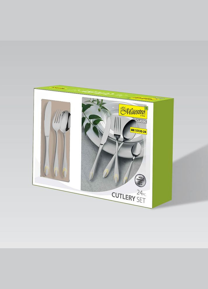 Столовий набір 24 пр 1513G-24-MR Maestro (316517890)