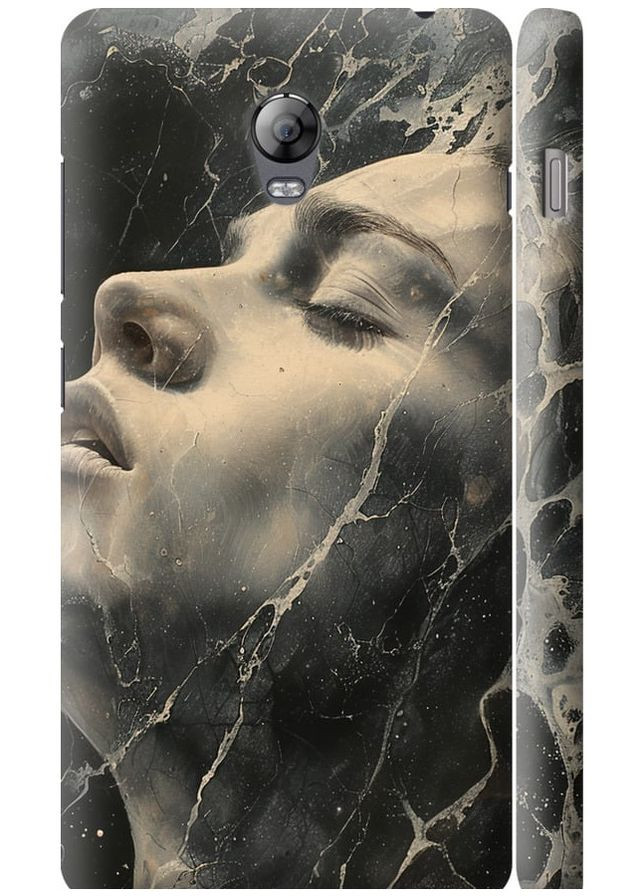 3D пластиковый матовый чехол 'Мраморная женщина' для Endorphone Lenovo Vibe P1 (285703857)
