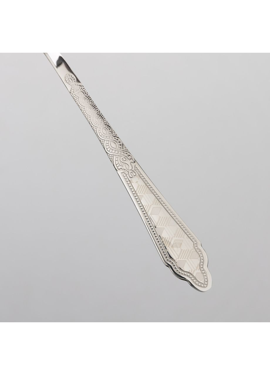 Набір столових приладів золото на 6 персон комплект столових приладів 24 предмети Срібло Yiwu (360454767)