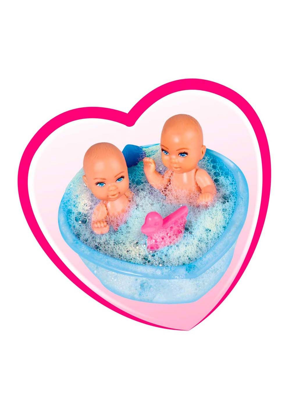 Набір ляльковий Steffi Вагітна двійня з немовлятами Simba (278082602)