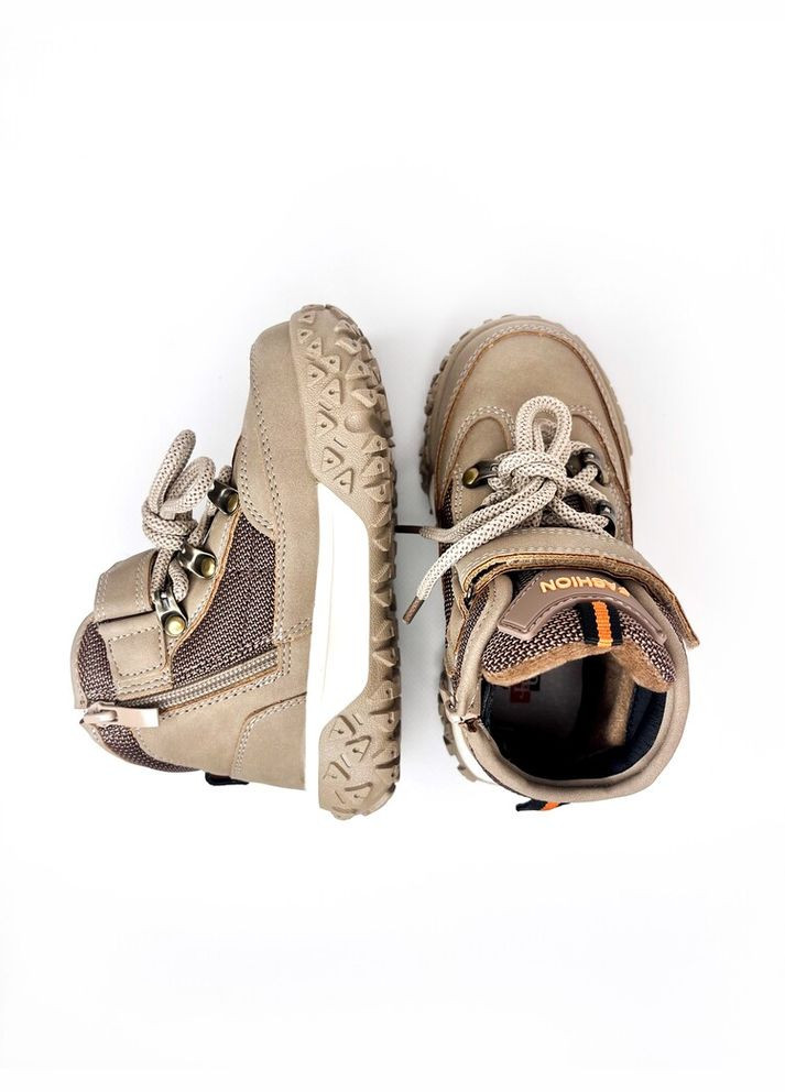 Коричневые демисезонные ботинки хайтопы 26 г 16,7 см коричневый артикул д140 Jong Golf