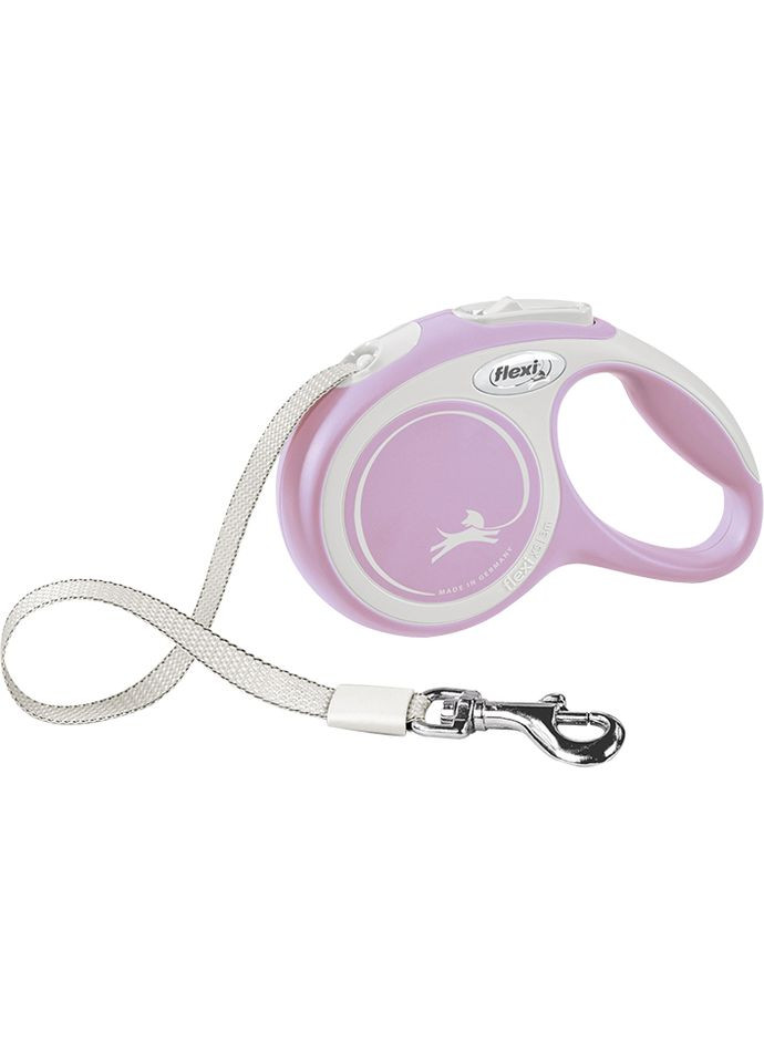 Поводок-рулетка New Comfort XS лента 3 м Сиреневый (4000498043400) Flexi (322423458)