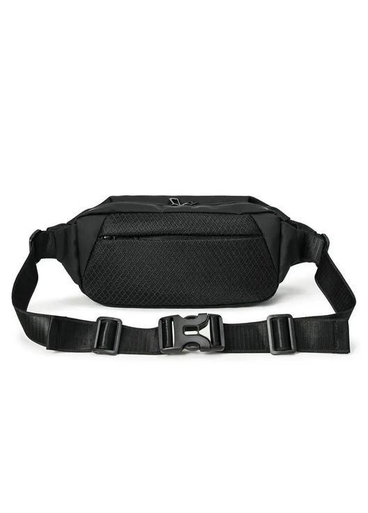 Сумка кросс-боді (бананка) 35 х 14 х 7 см Чорна Weatro (288536435)