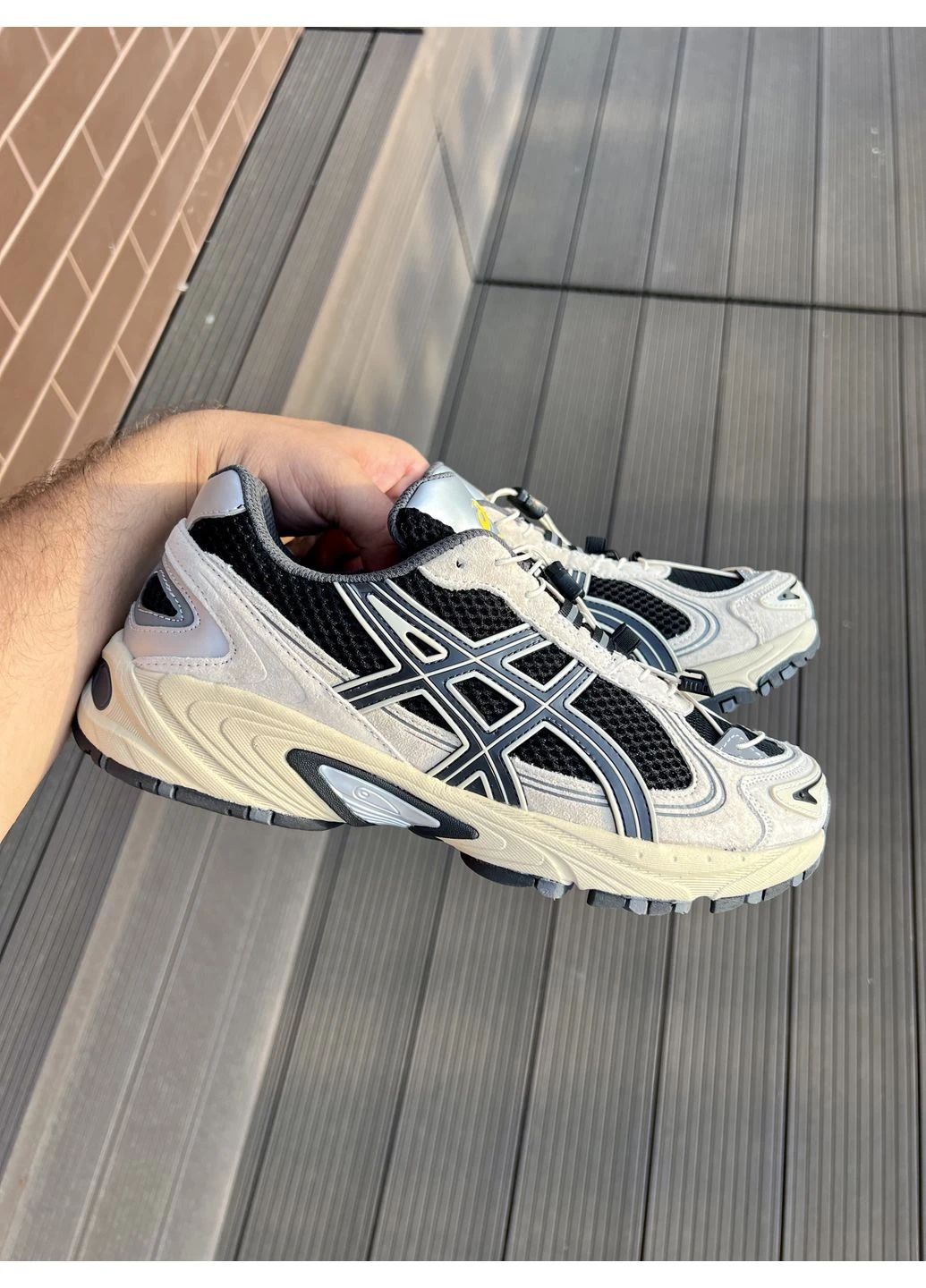 Черные демисезонные кроссовки мужские asics gel-kahana tr v4 beige black асикс гель кахано 8 черные No Brand