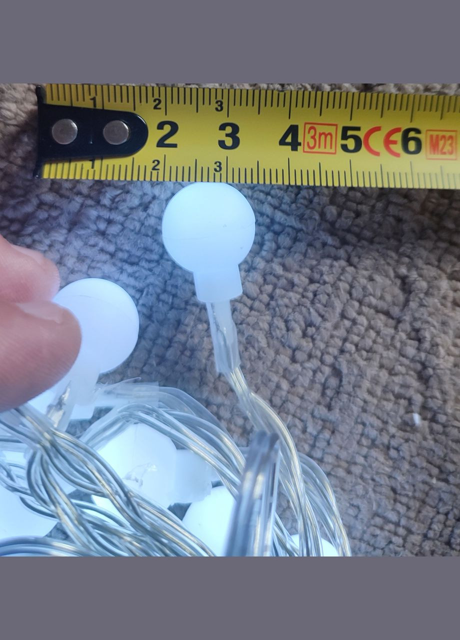 Гірлянда Ретролампи 20 LED 3 м USB RGB No Brand (313453270)