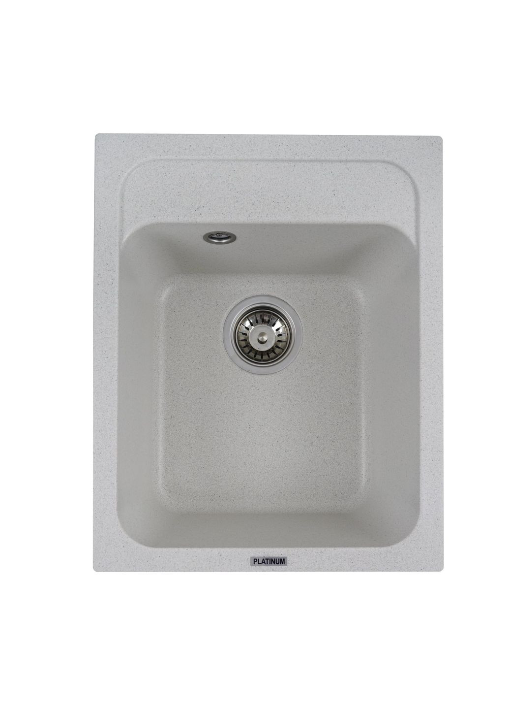 Гранітна мийка для кухні 4050 KORRADO матова Біла в крапку Platinum (269793635)