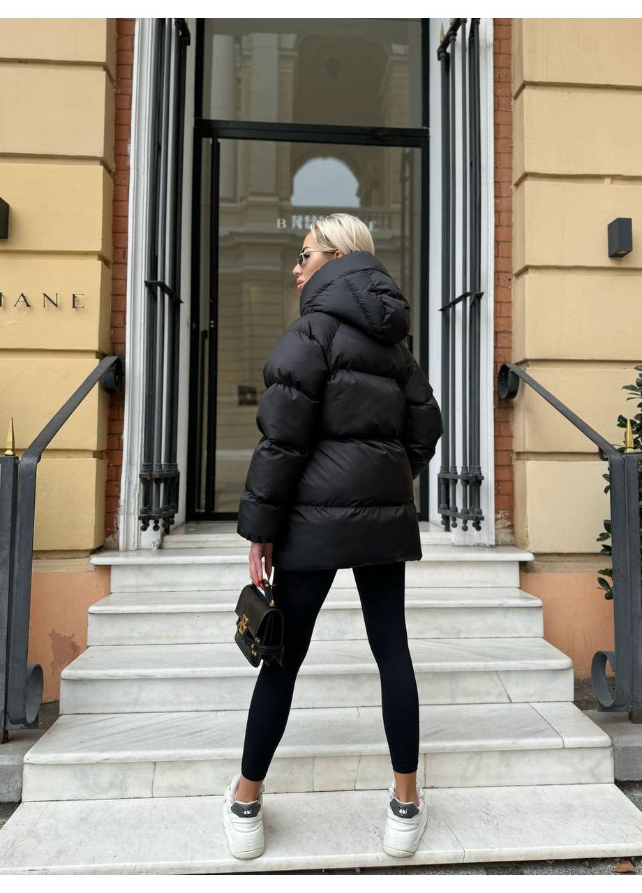 Черный зимний Пуховик Vakko