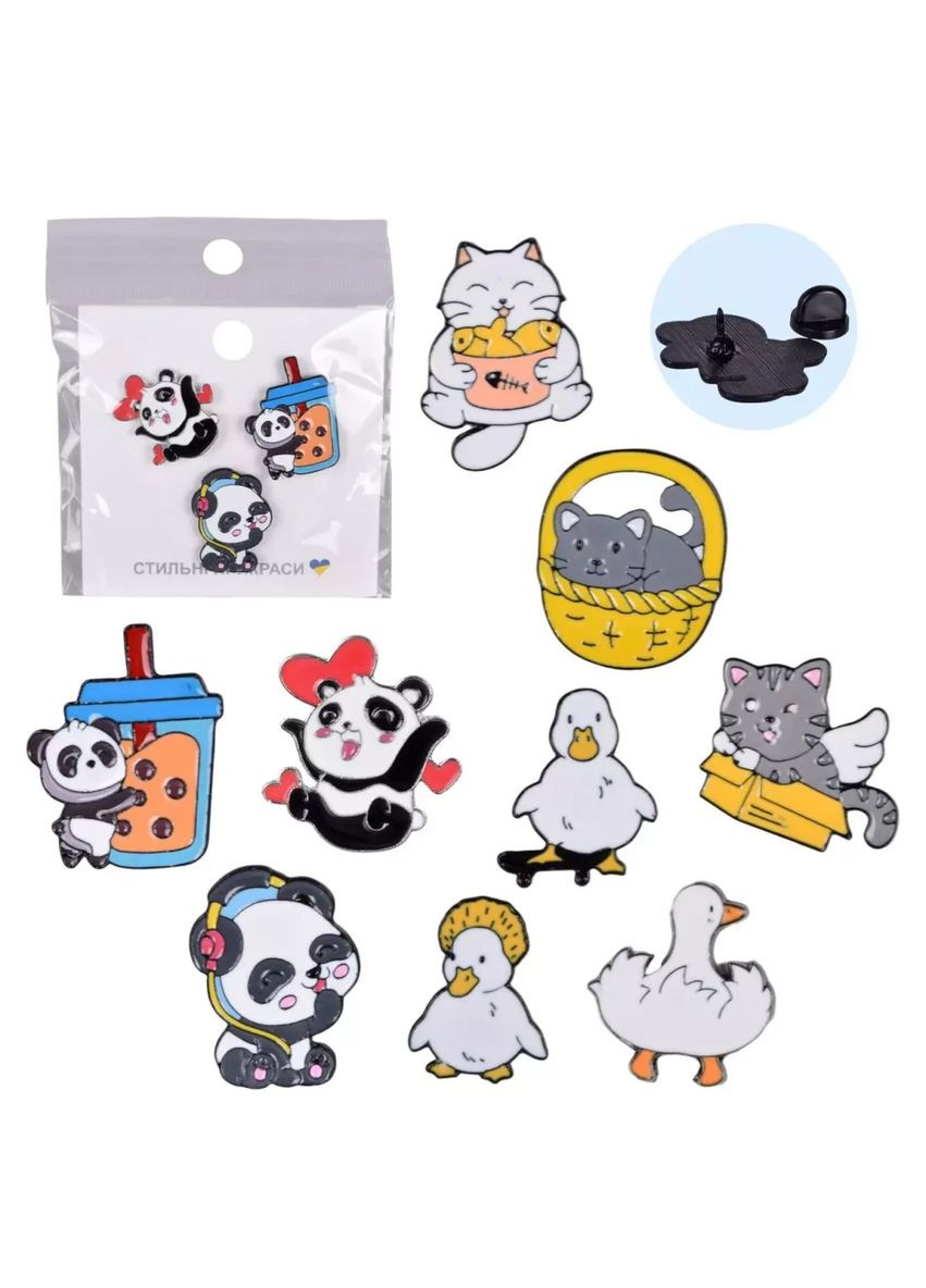 Набір дитячих прикрас біжутерії значки піни CN-117 Ціна за 10 штук No Brand (362420427)