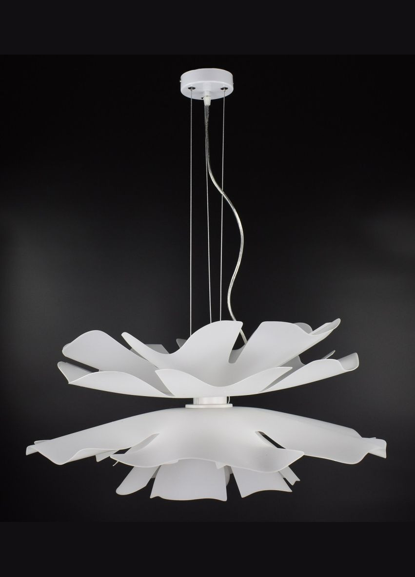 Люстра підвісна на 2 лампочки 26847 Білий 35-140х60х60 см. Sunnysky (364492731)