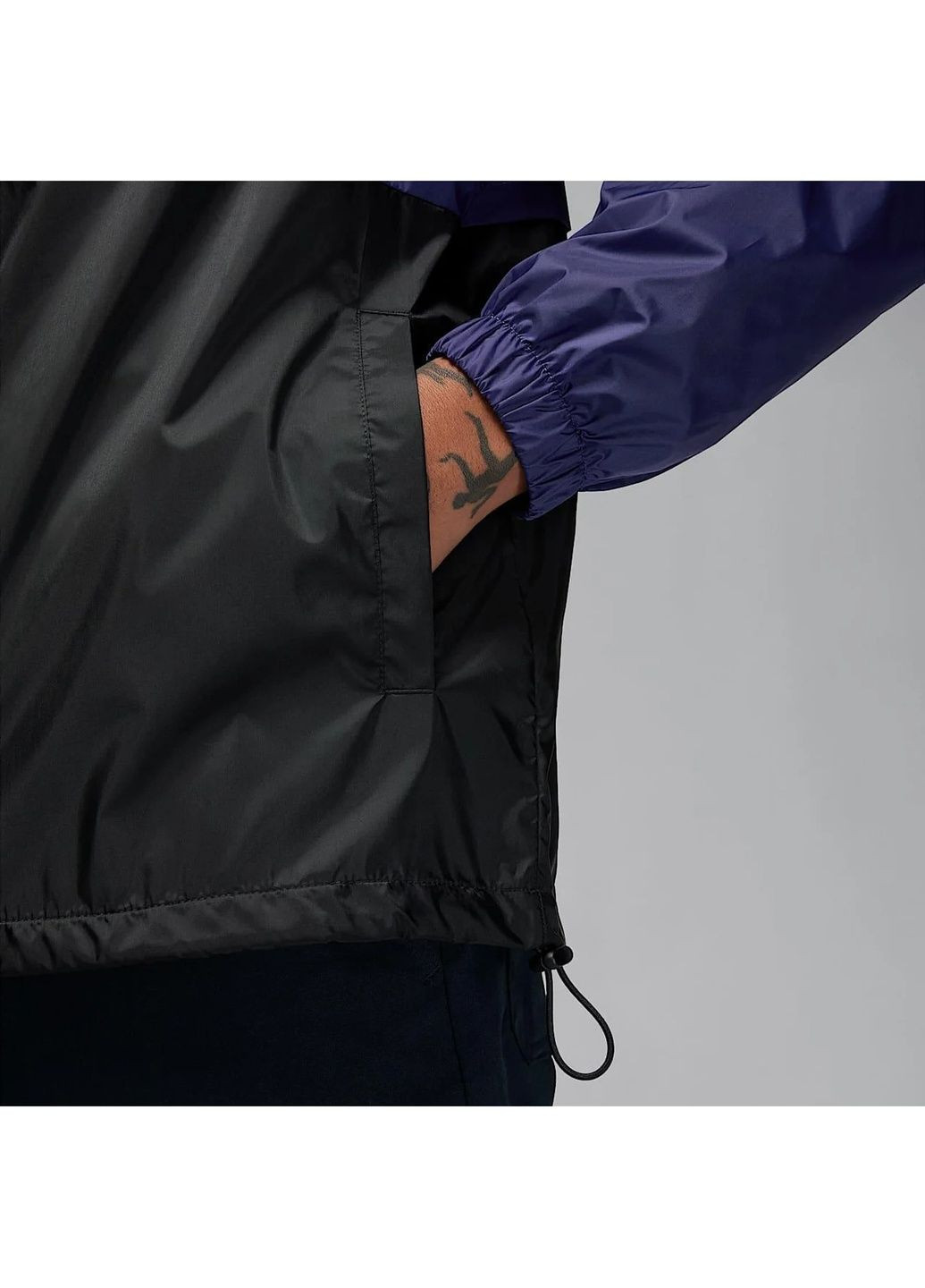 Черная мужская ветровка essential hbr blue/black Air Jordan