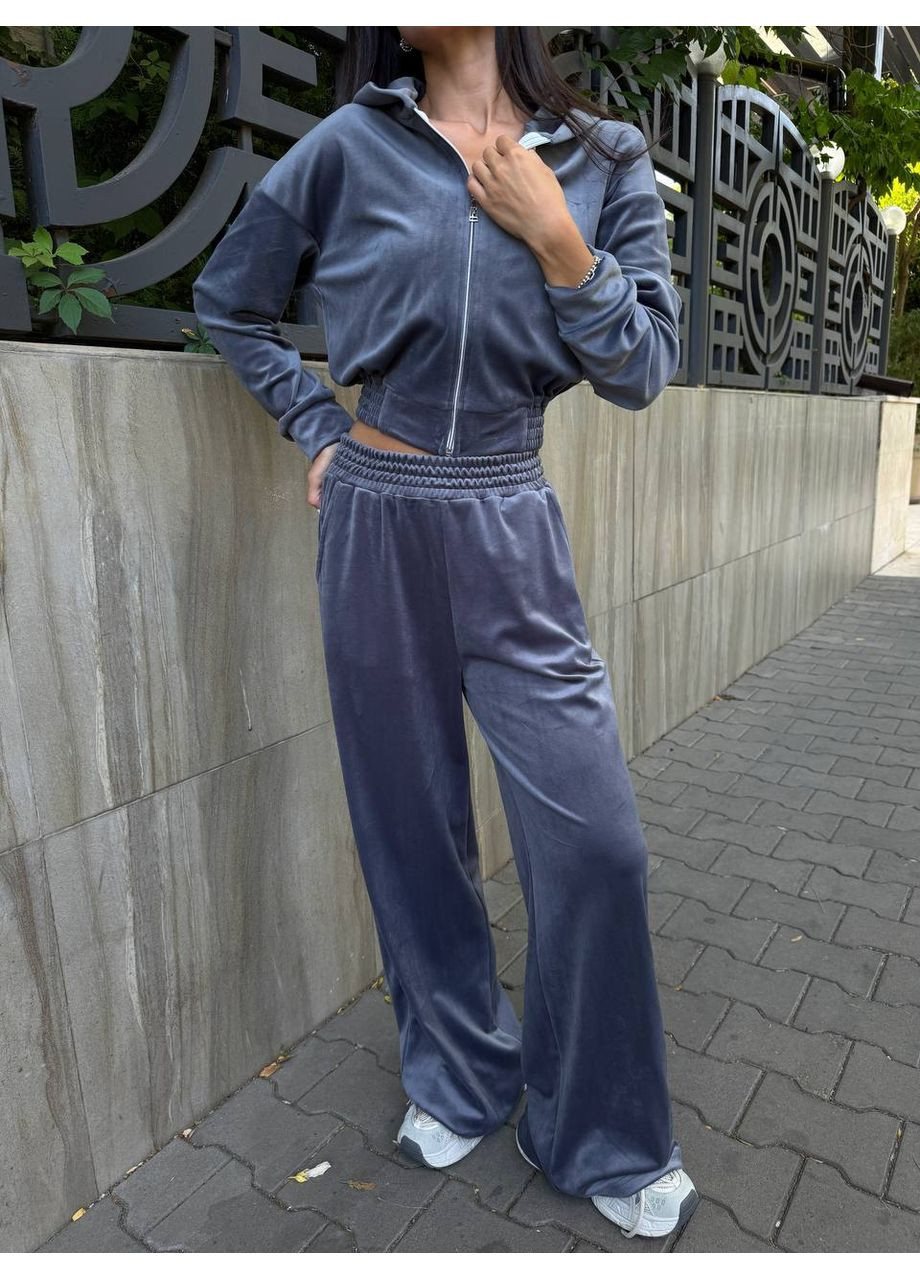 Жіночий графітовий костюм No Brand (360937866)