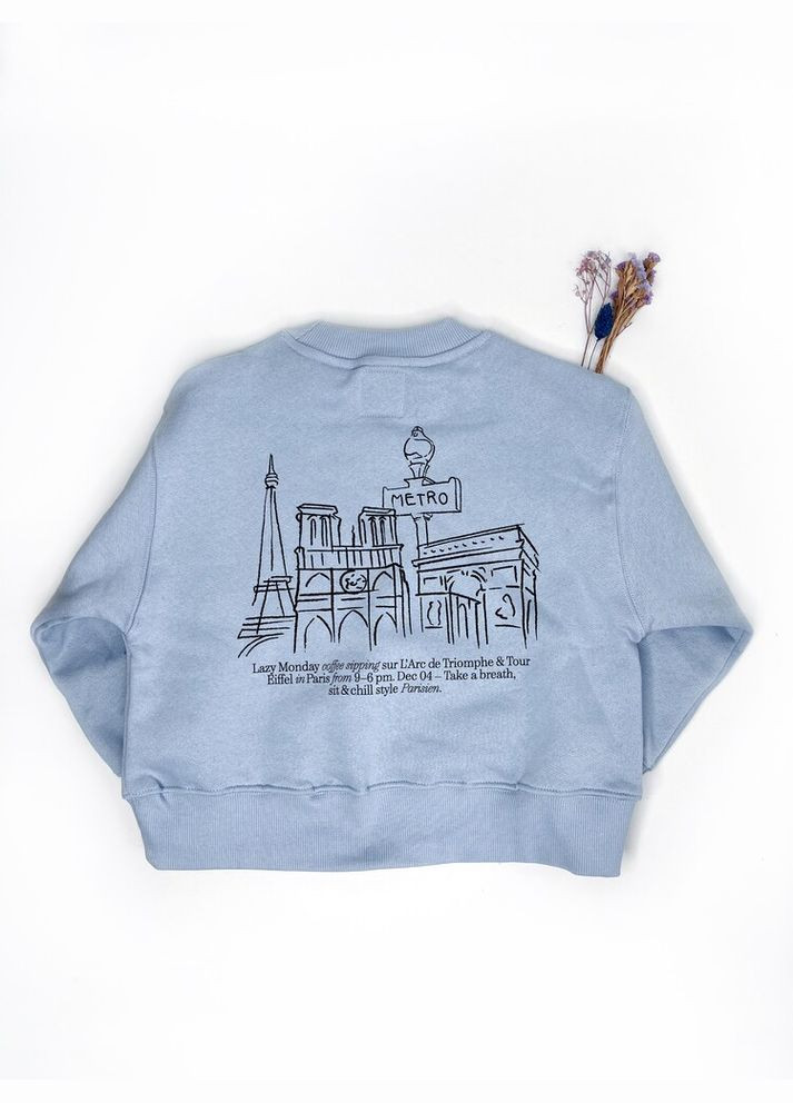 Zara кофта світшот 122 см блакитний артикул л797 блакитний