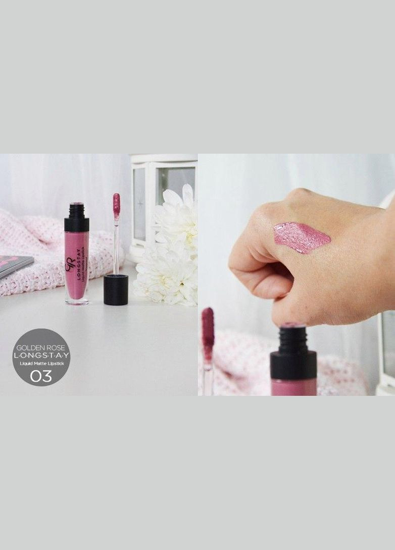 Матовая жидкая помада для губ LongStay liquid Matte Lipstick 3 GOLDEN ROSE (302490013)