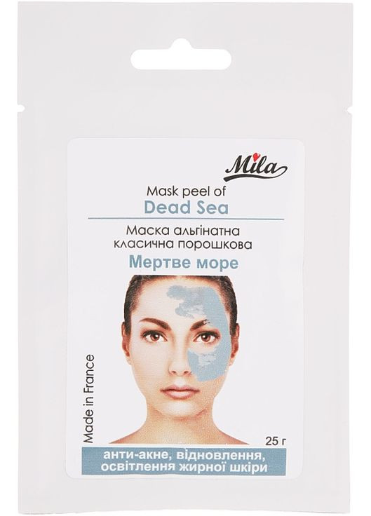 Маска альгинитная классическая порошковая "Мертвое море" Mask Peel Off Dead Sea 25g (358431-87127) Mila (368644102)