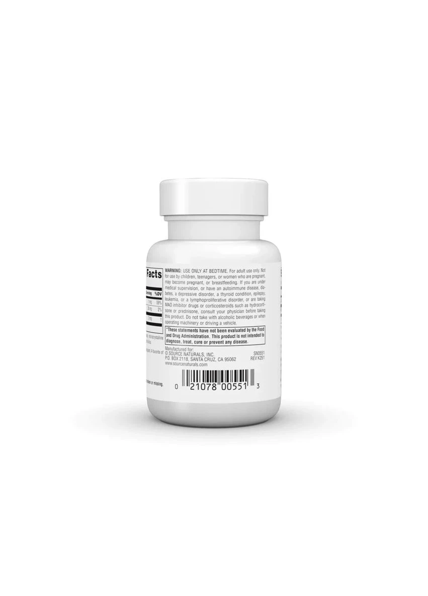 Мелатонін Sleep Science Melatonin 3 мг 120 таблеток Source Naturals (371923085)