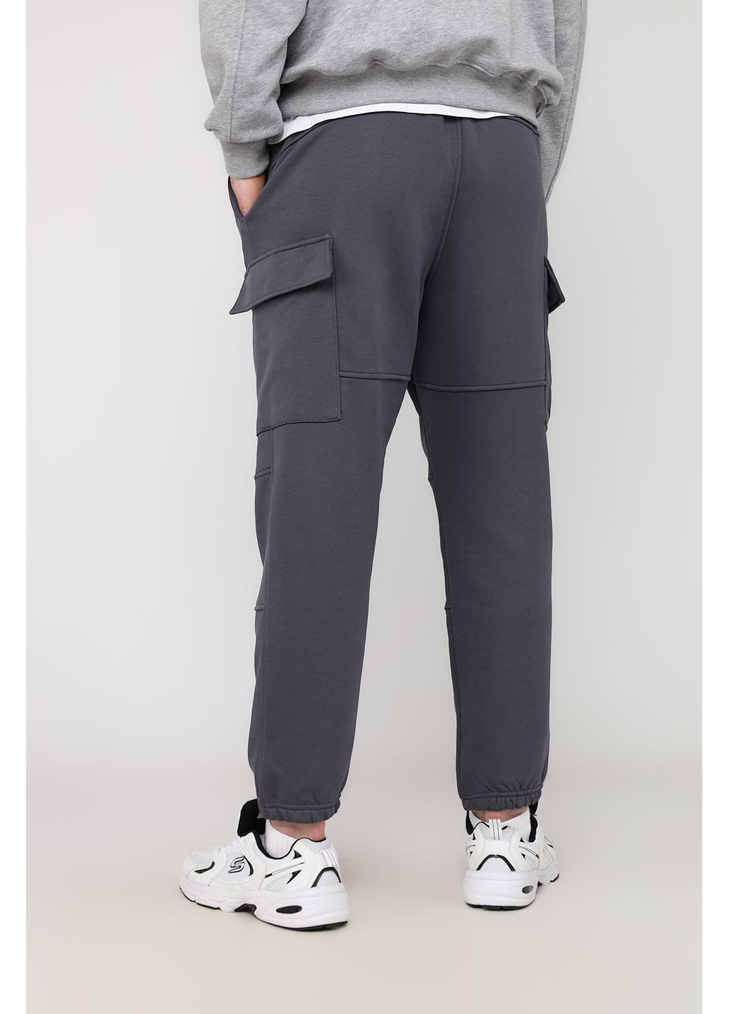 Штани спортивні чоловічі колір графіт CB-00286345 Yuki (368296034)