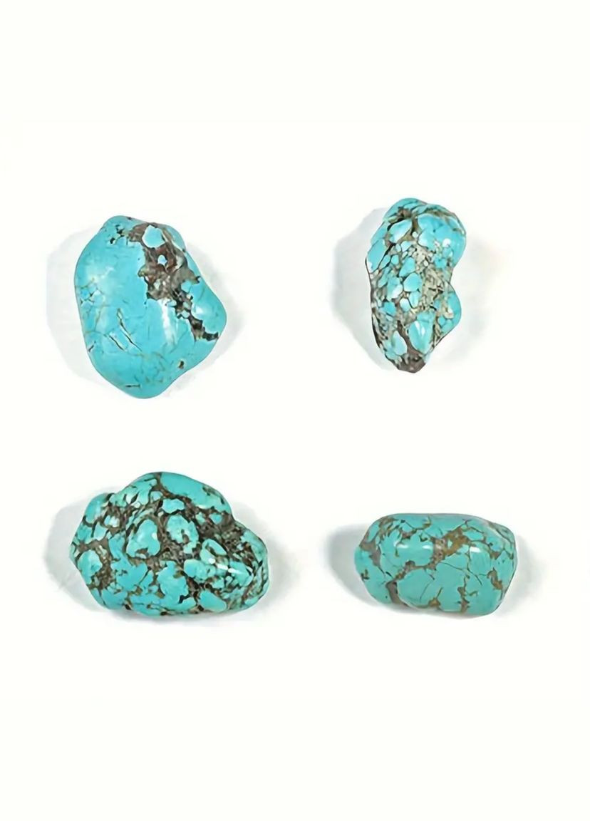 Оброблений камінь Бірюзи 1 шт, розмір каменя 10-12 мм No Brand (305395390)