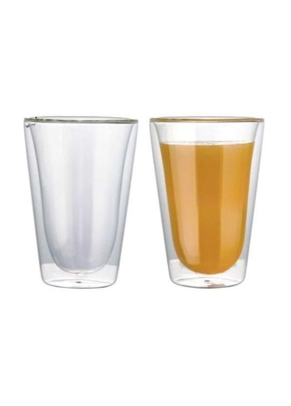 Набір скляних склянок з подвійними стінками 2 шт. 360 мл EB19515 Edenberg (273225602)