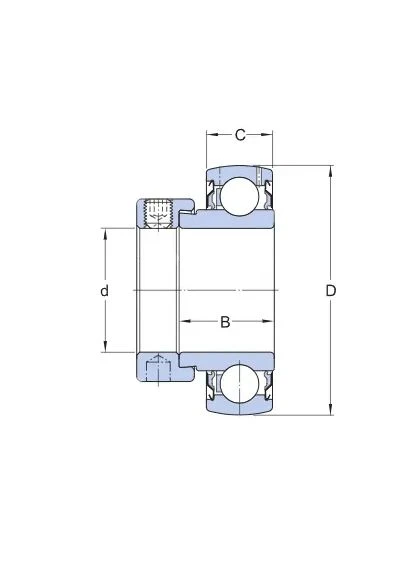 Підшипник RAE 30 NPP-B (ES206/YET206/AEL206) INA Schaeffler Gruppe (389767494)