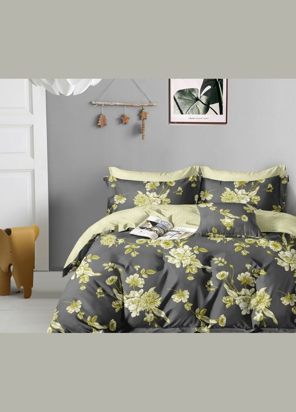 КПБ Сатин Бридж 200x220 см 40x60 см ( КТ_pvu_6055_40_40x60 ) Комфорт-текстиль (305695870)