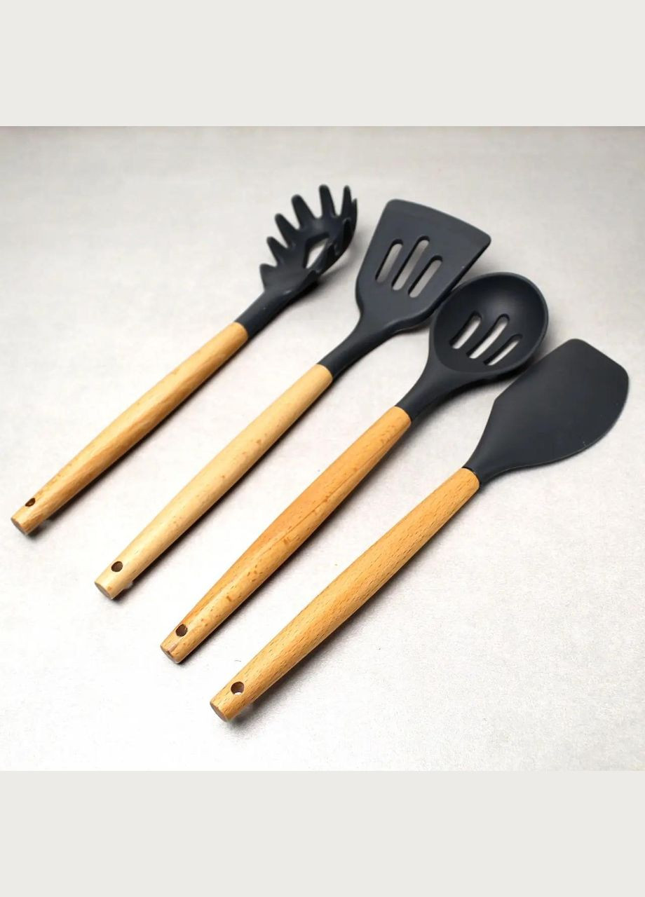 Набір приладдя для кухні 11 пр. Kitchen&Dining Сірий No Brand (322859216)