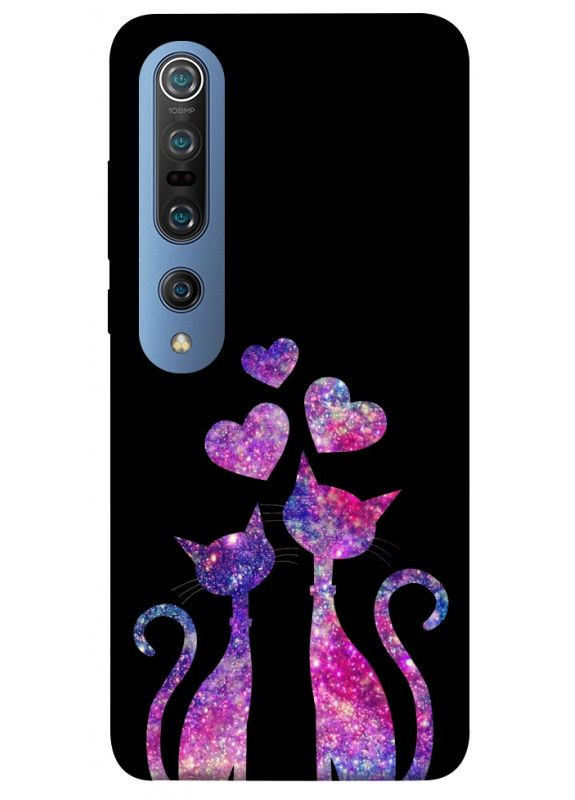 Чохол з принтом для Xiaomi Mi 10 / Mi 10 Pro / для Ксяомі, сяомі, ксіомі мі 10, мі 10 про Космічні коти No Brand (338607914)