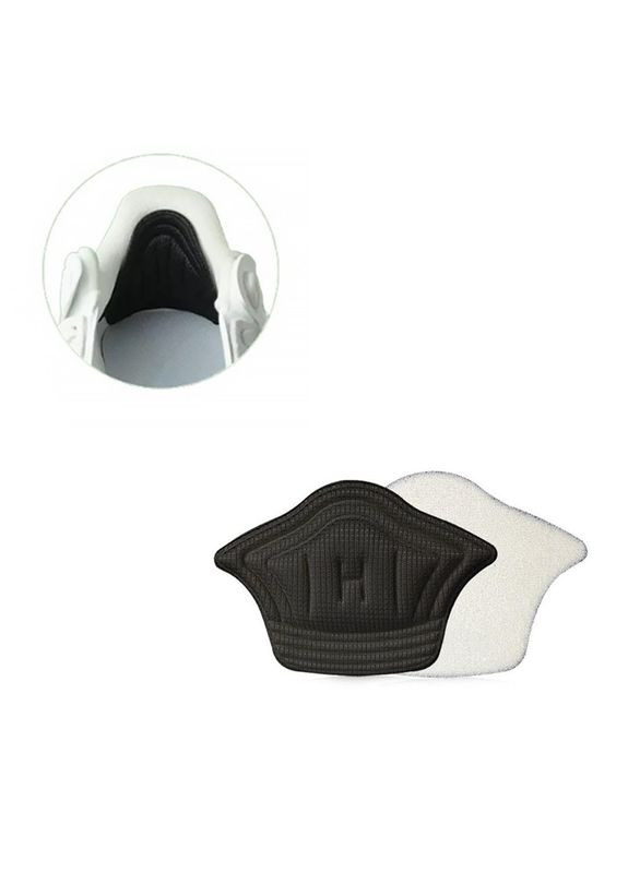 Еластичні устілки вкладки XD-01 Чорні 5 мм для зменшення розміру взуття та реставрації задників 7 шт. Lesko (360505113)