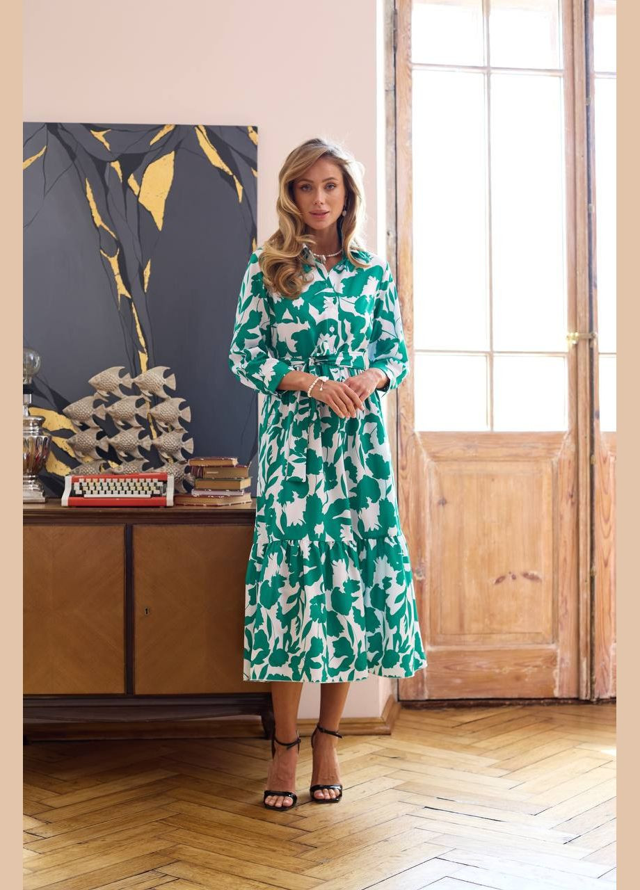 Зелена жіноча сукня Украина