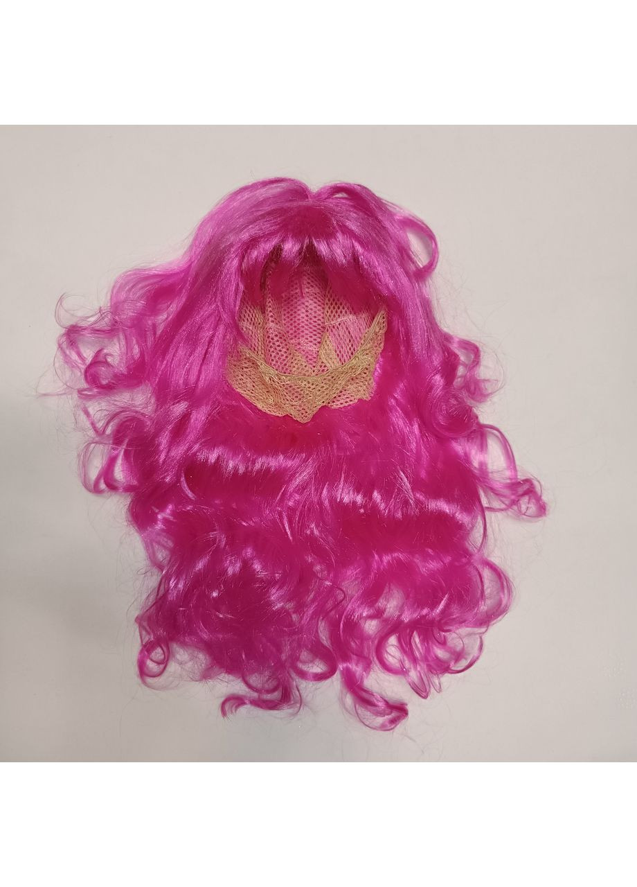 Перука карнавальний хвилястий рожевий No Brand (369164207)