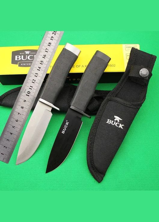 Нож охотничий финка Silver 56HRC 440C Buck (370770514)