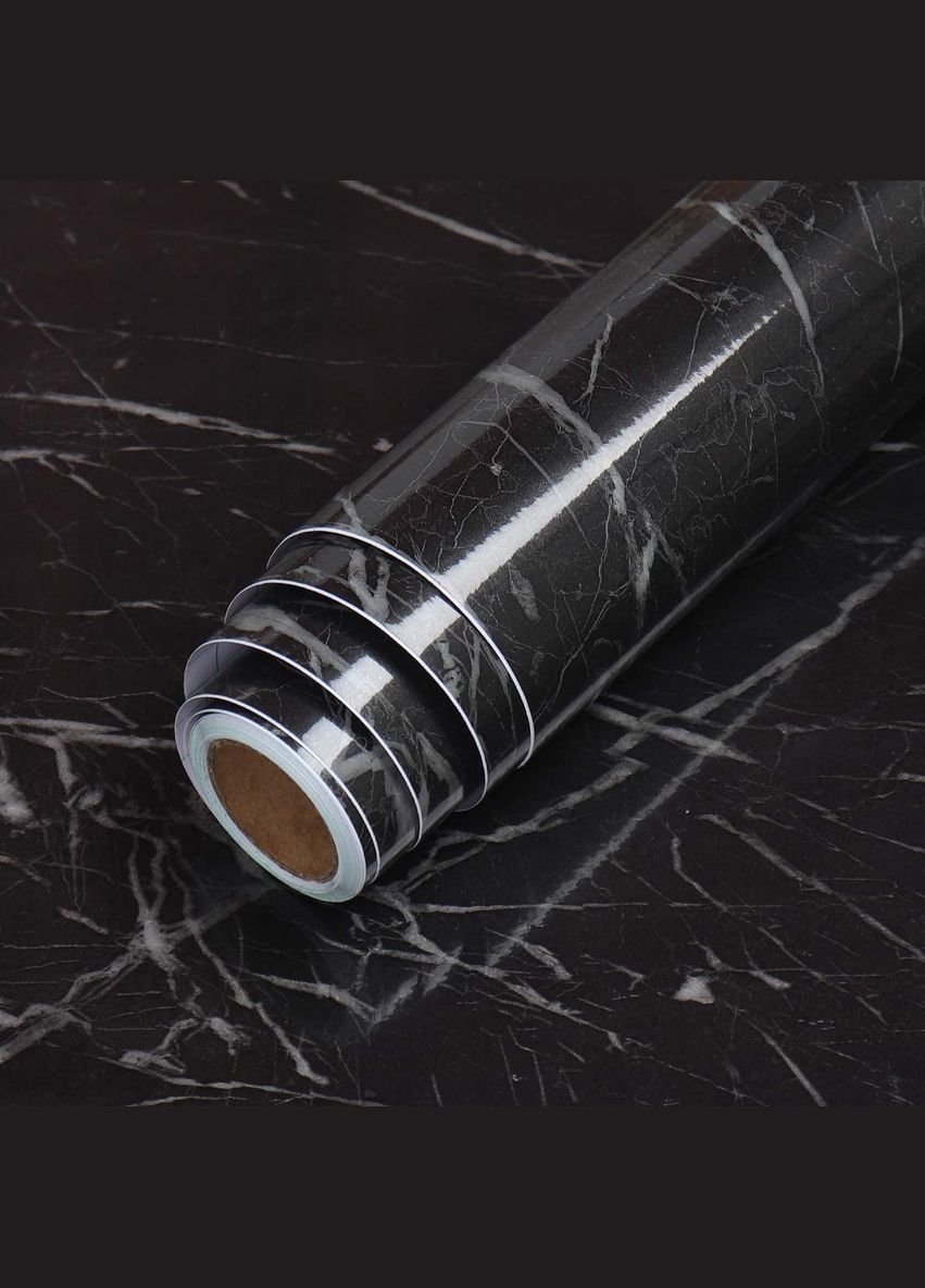 Фольга для захисту поверхонь від бруду, дрібних подряпин, потертостей, 3м, Чорний мрамор Art (290889110)
