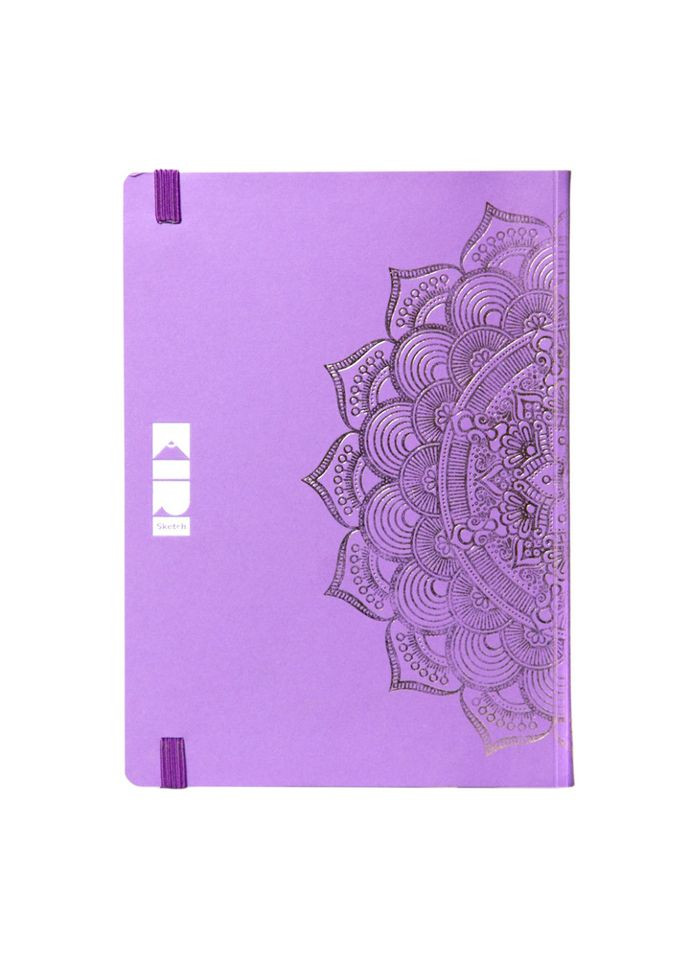 Дневник мотиватор недатированный "Мандала Пурпурный цвет" 21204 KR Нанокрафт в книжном переплете Kiri sketch (370300360)
