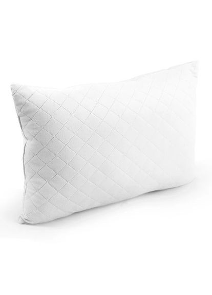 Подушка антиалергенне волокно стьобаний чохол Love You 1402 50х70 см біла ТЕП (368784062)