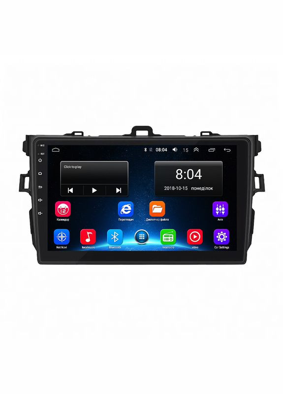 Штатная магнитола для Toyota Corolla X (E140, E150) 2006-2012 экран 9" 2/32Gb/ Wi-Fi Optima GPS Andr 5шт Lesko (336201188)
