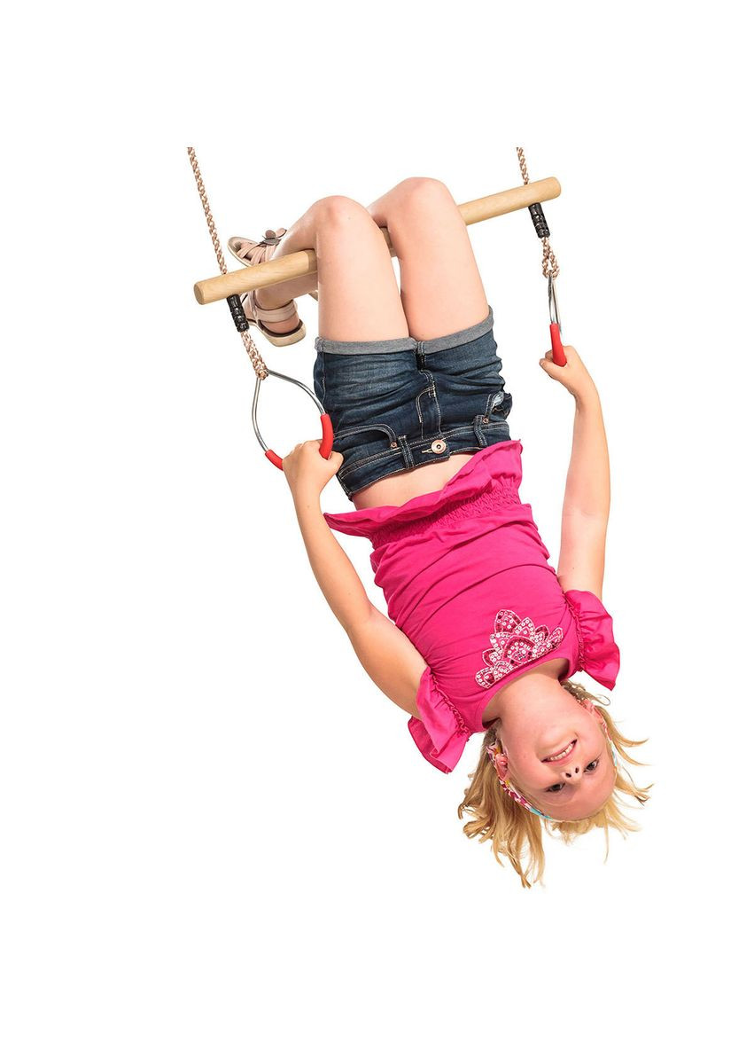 Деревянная трапеция с металлическими кольцами metal rings WCG (346530336)