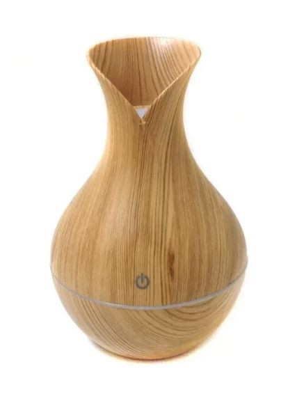 Ультразвуковий зволожувач повітря Air Purifier LR053 з підсвічуванням від USB з пультом бежевий (1756375298) No Brand (332196655)