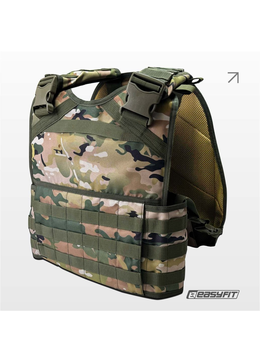 Плитоноска Pantsyr-2 (тактический военный жилет, бронежилет MOLLE) Multicam Original (Classic) EasyFit (365777074)