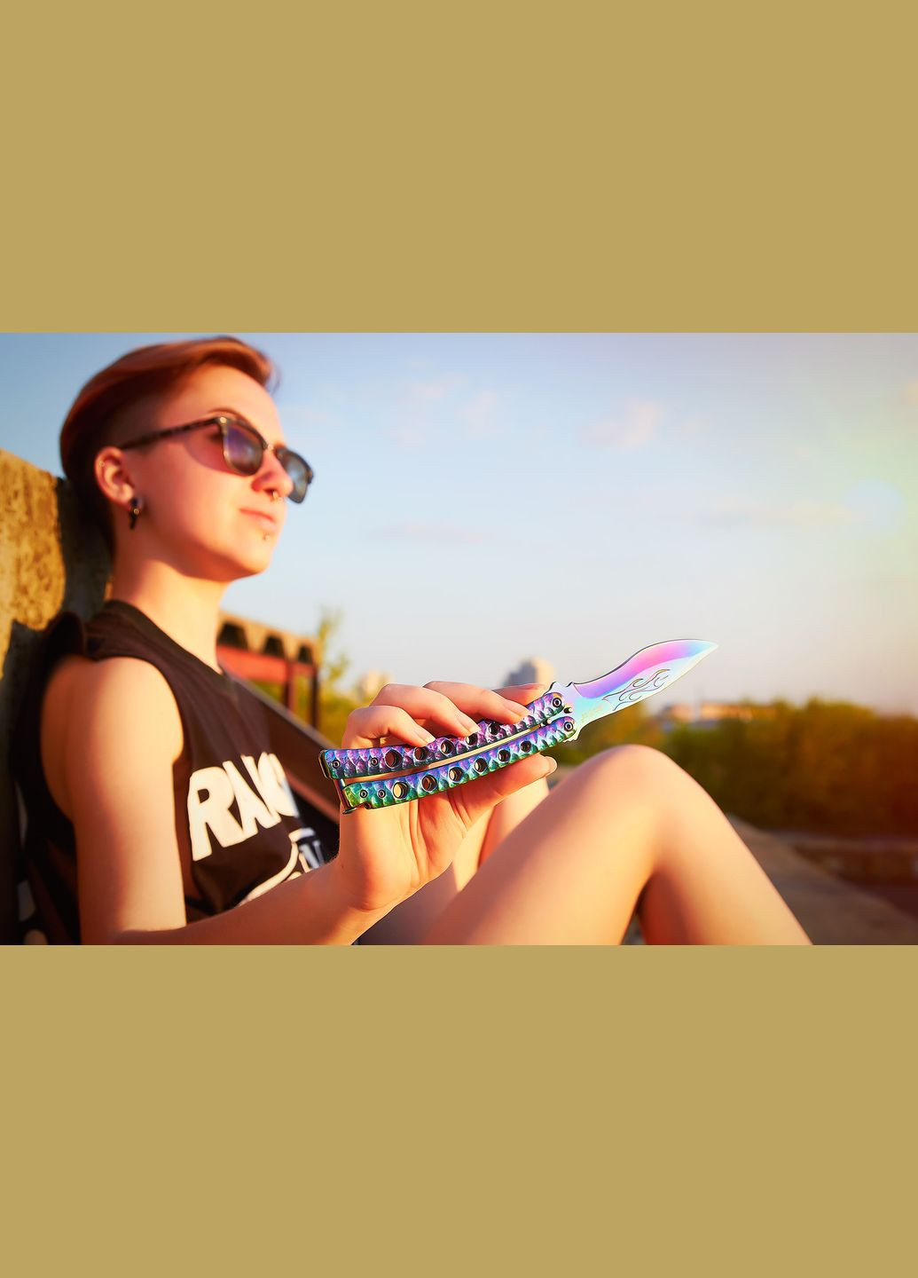 Нож бабочка балисонг 09-A Grand Way (341287496)