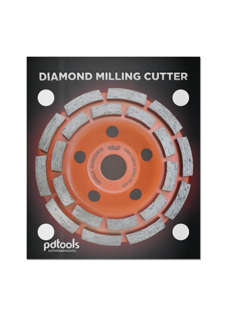 Чашка алмазна шліфувальна по бетону CONCRETE 125 (42159) PDTools (306552521)
