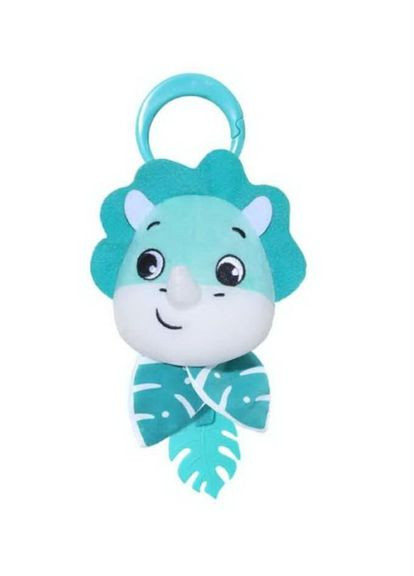 Погремушка 24607 W/B "Единорог", вибрирование, прорезыватель, шелестящие элементы, кольцо-держатель, в пакете Pop It (365751220)