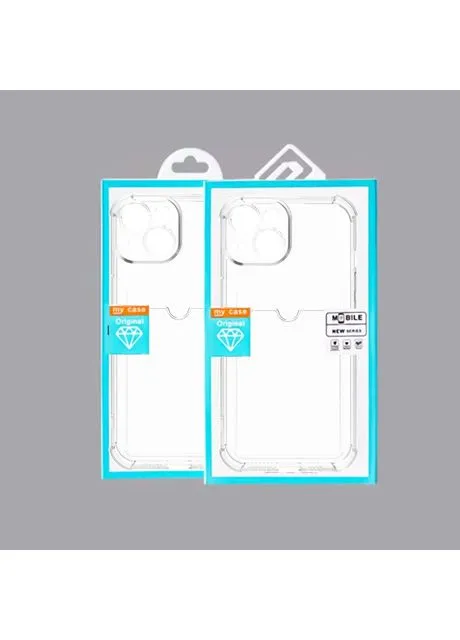 Чохол накладка Shockproof Card Slots для iPhone 13 Pro- прозорий China (402274492)