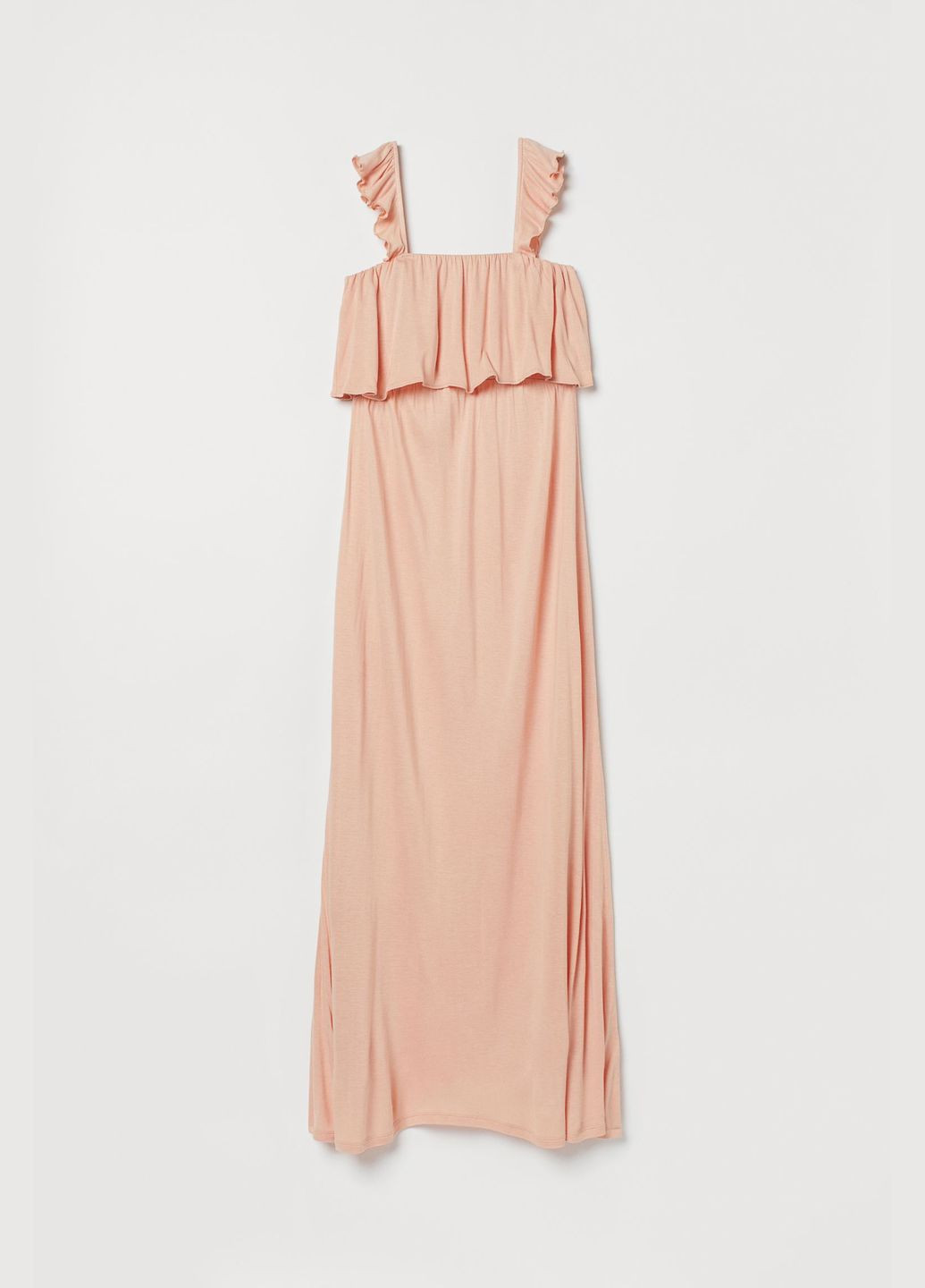 Персиковое повседневный платье для беременных H&M однотонное