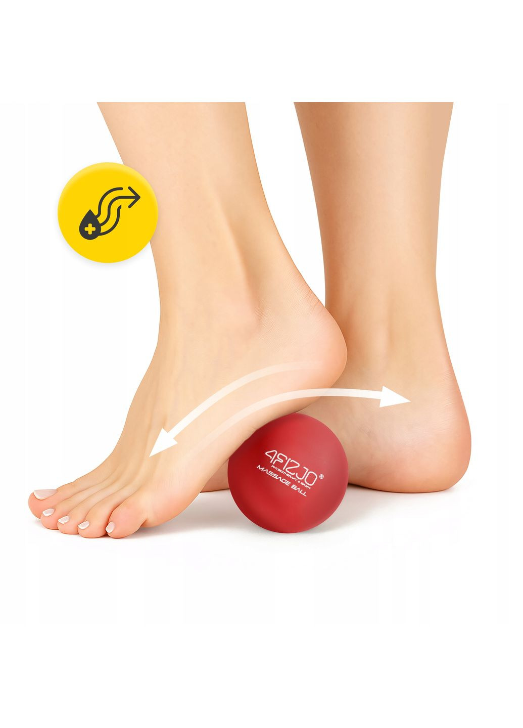 Массажный мяч Lacrosse Ball 6.25 см Red () 4FIZJO P-5907222931202 (275095700)