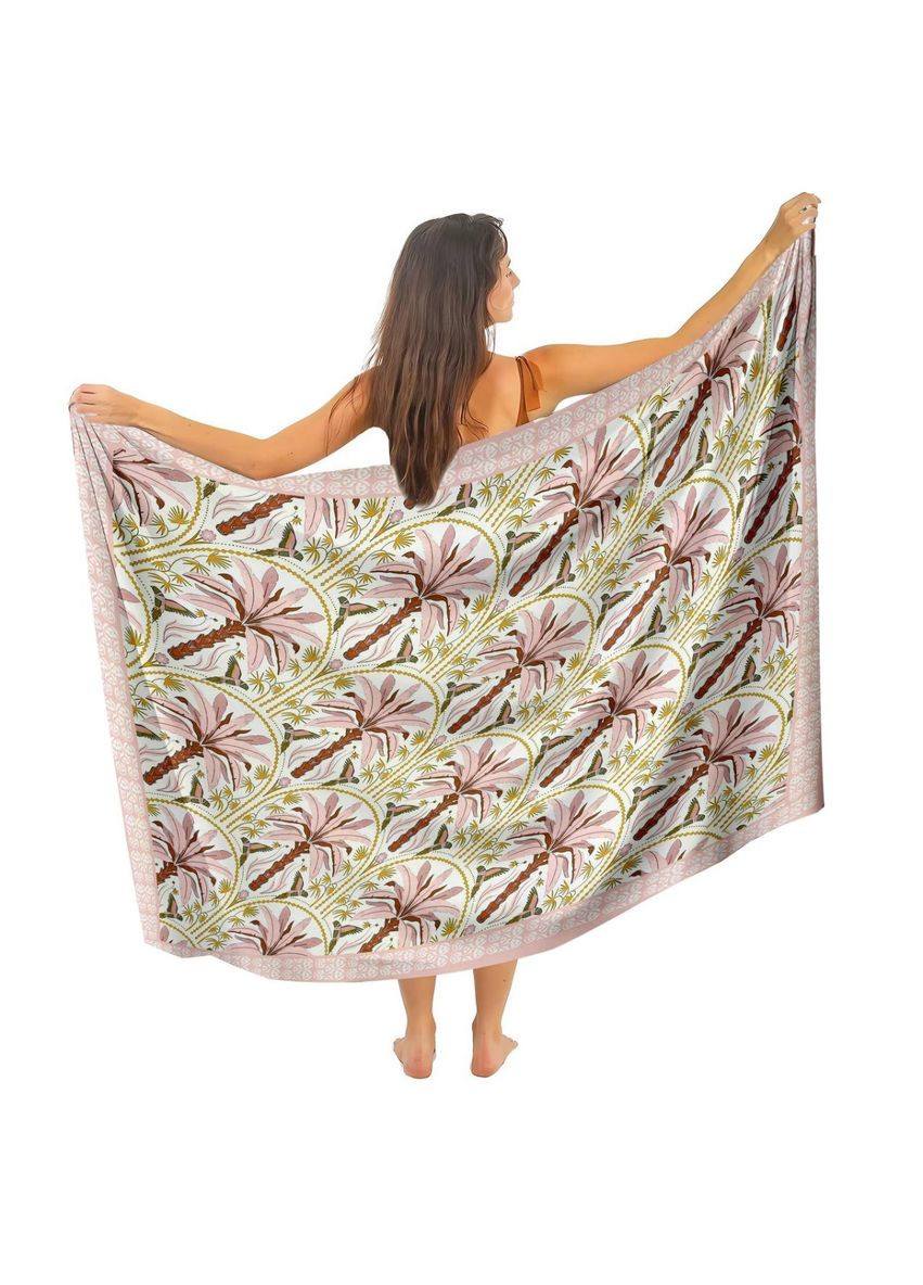 Парео пляжное с 3D принтом Palm Breeze 31156 150х180 см FlexDress (336873531)