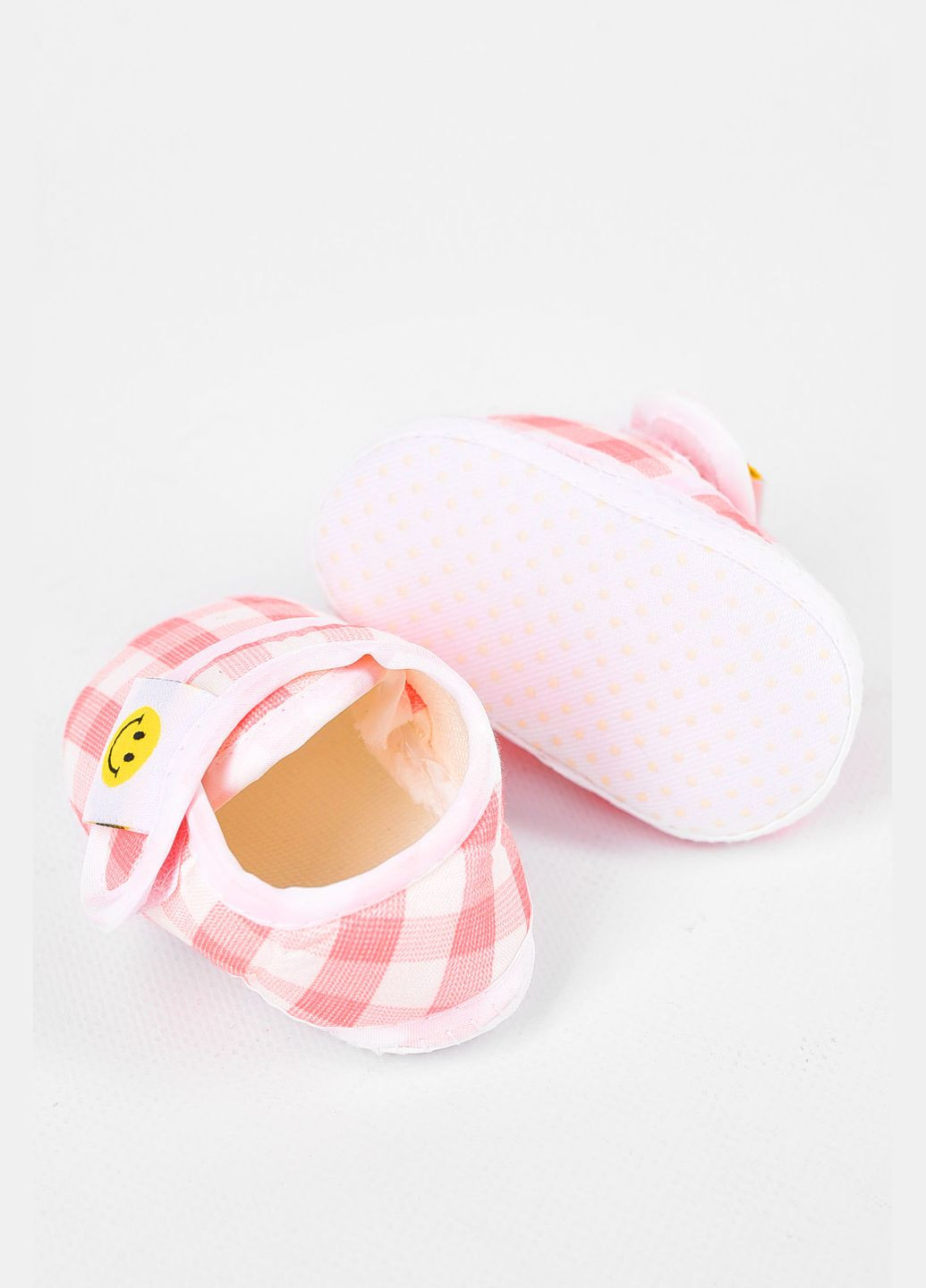 Коралловые пинетки детские для девочки кораллового цвета Let's Shop