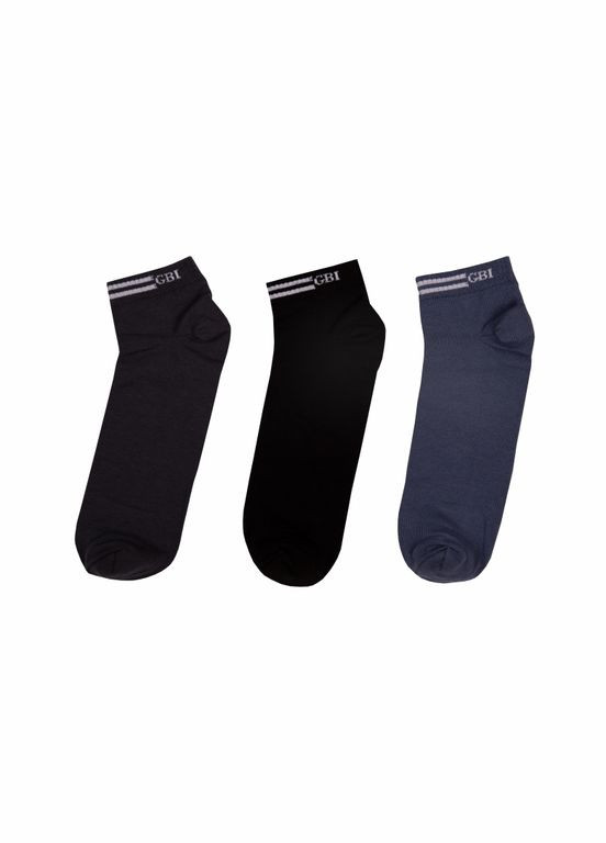 Комбіновані шкарпетки чоловічі демісезонні укорочені nsm-90618 (6 пар) GBI однотонні (308862451)