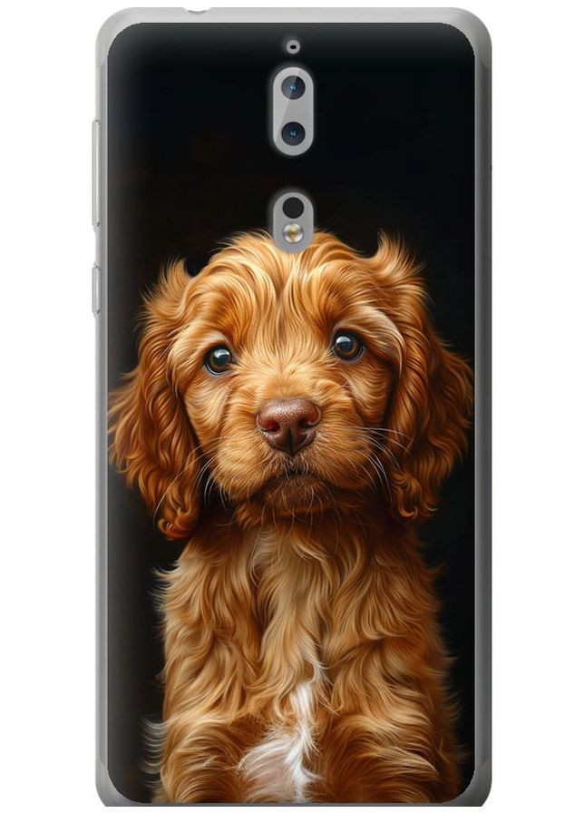 Силіконовий чохол 'Cocker spaniel на чорному фоні' для Endorphone Nokia 8 (292315141)