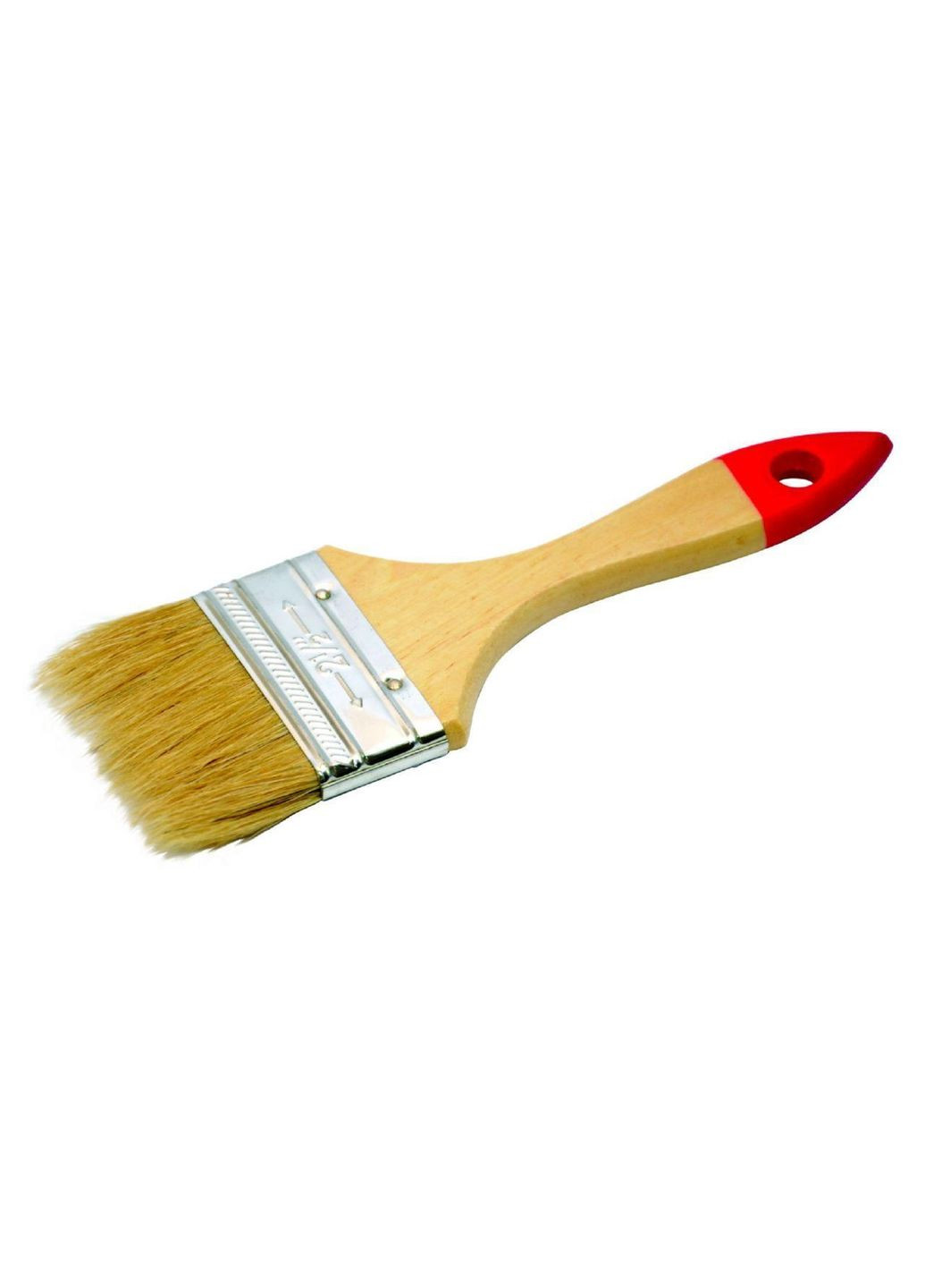Кисть малярная плоская для лакокрасочных материалов с натуральной щетиной 1.5" (12 шт.) Mastertool (332205064)