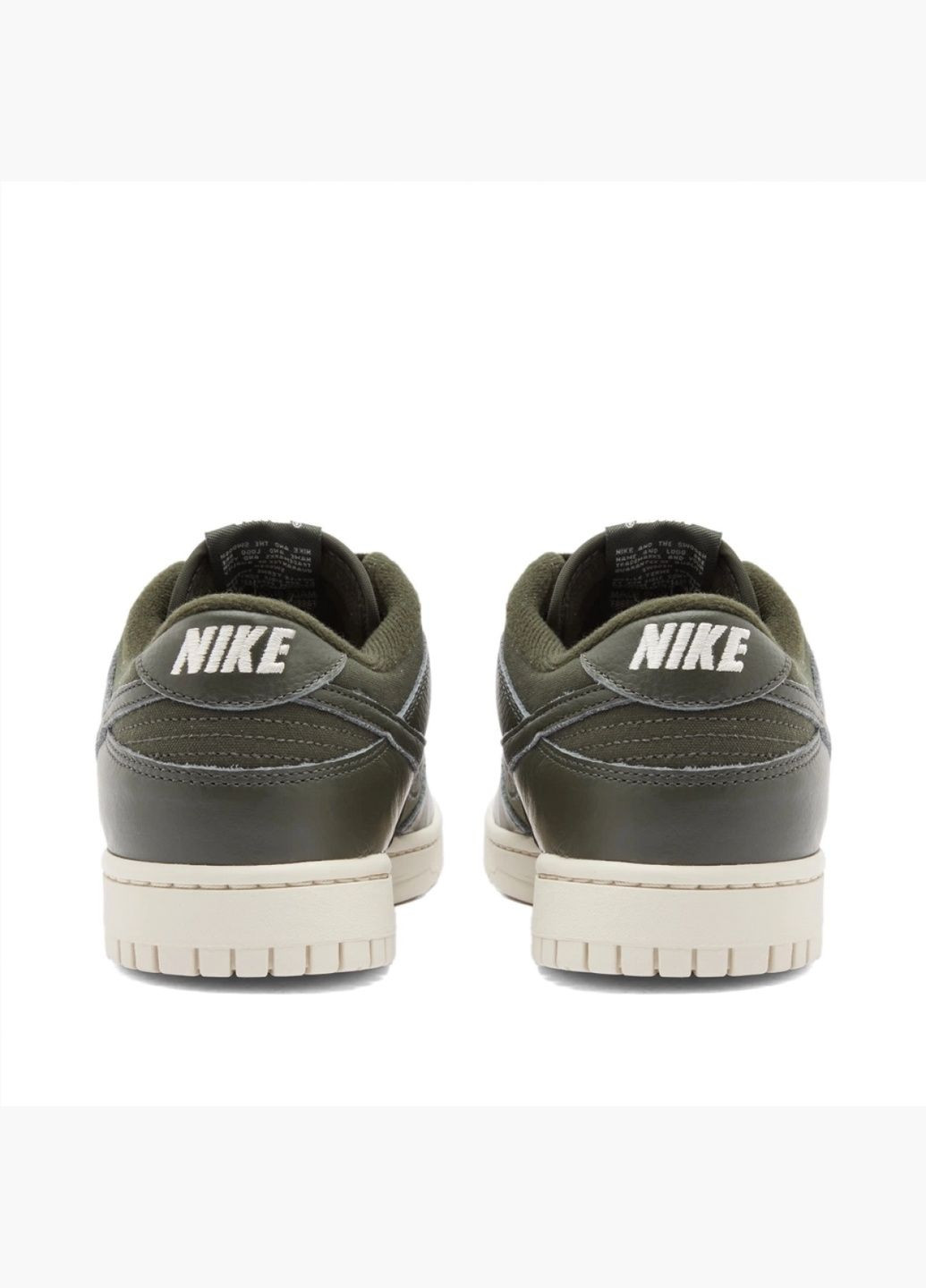 Сірі Осінні кросівки чоловічі dunk low retro premium grey/olive dz2538-300 Nike