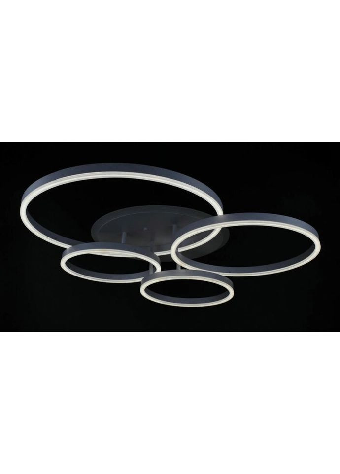 Люстра светодиодная потолочная LED светильник для квартиры на потолок лэд с пультом 26110 Белый 12х69х79 см. Sunnysky (324396417)